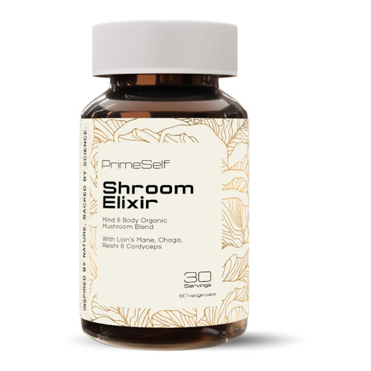 PRIMESELF - Shroom Elixir - 60 Veg Capsules | One Life Health