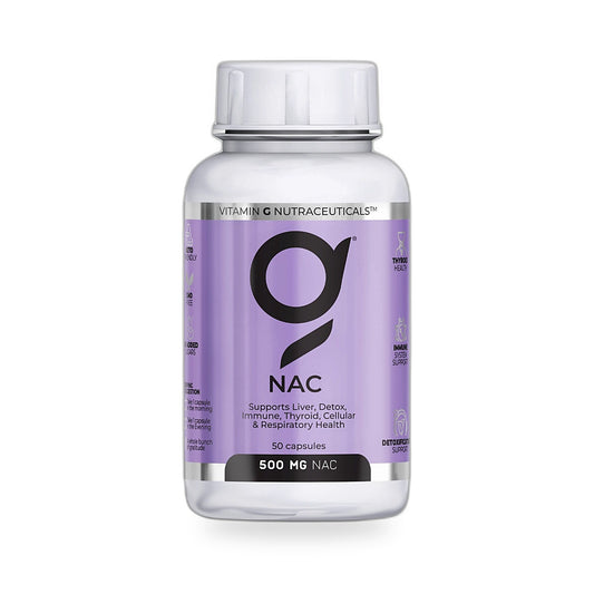 VITAMIN G NUTRACEUTICALS - NAC 500mg - 50 Capsules | One Life Health