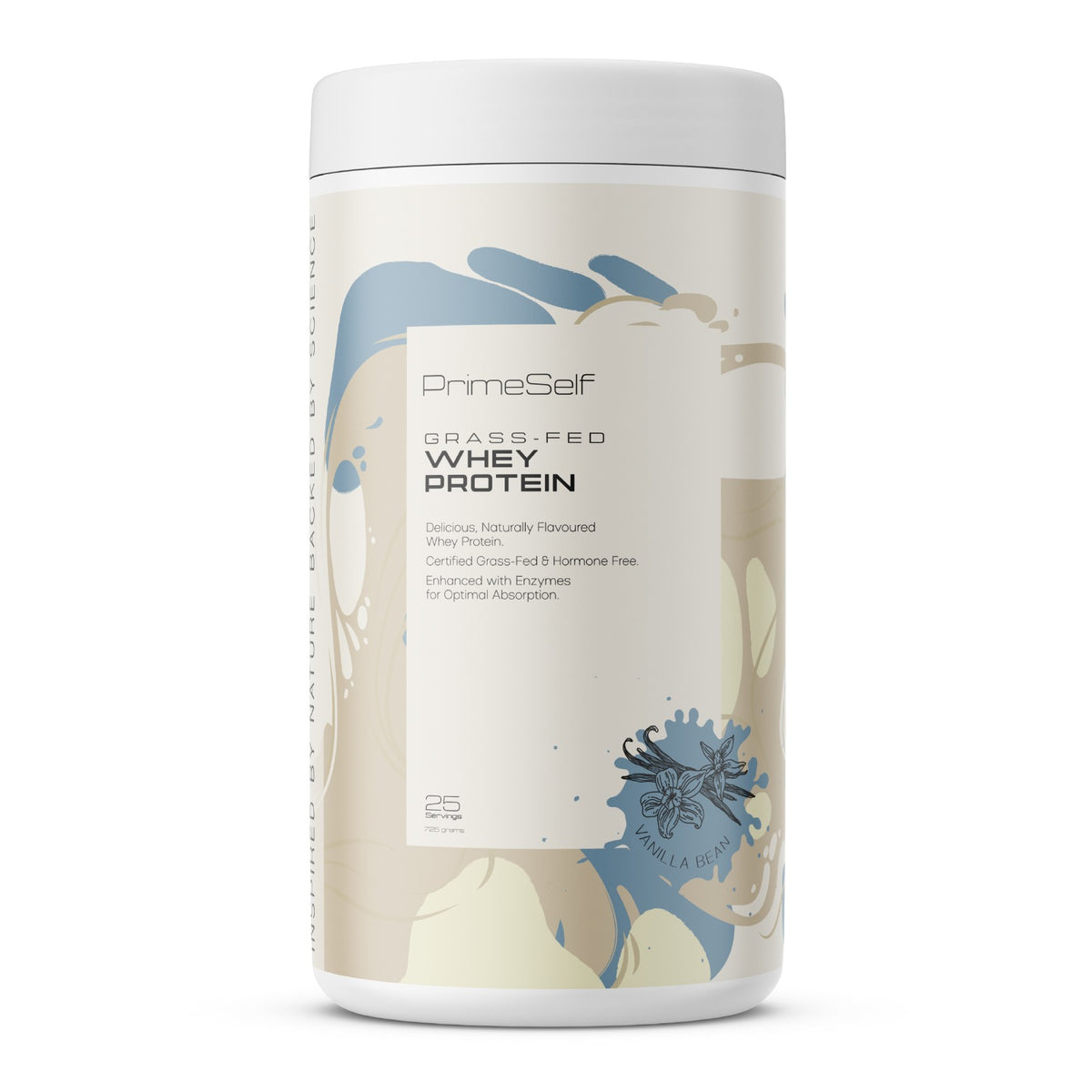 PRIMESELF - Grass-Fed Whey Protein Vanilla Bean - 725g | One Life Health