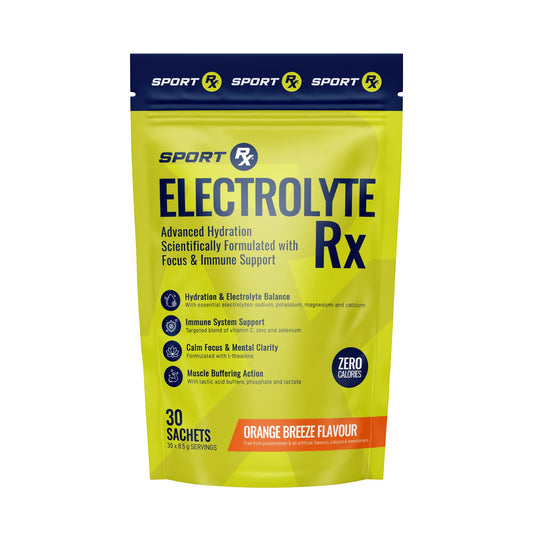 SPORT RX - Electrolyte Rx Orange Breeze - 30 Sachets | One Life Health