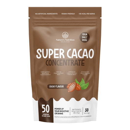NATURE'S NUTRITION - Super Cacao Concentrate - 300g | One Life Health