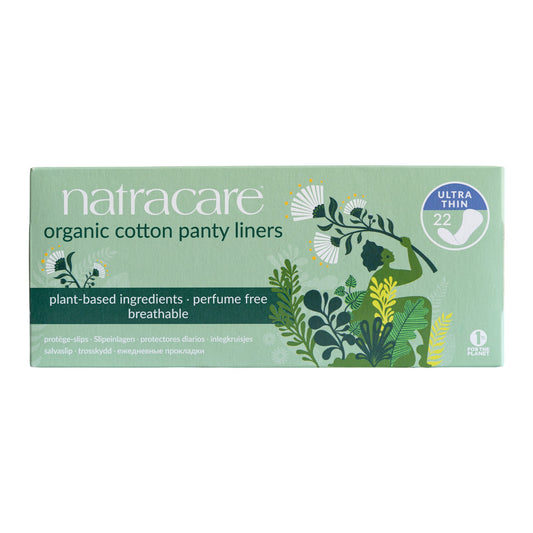 NATRACARE - Ultra Thin Panty Liners - 22 Liners | One Life Health
