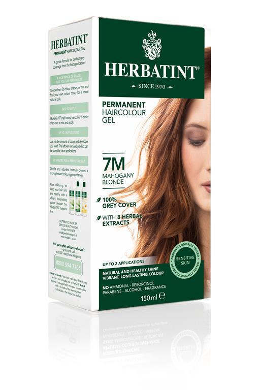 NATURE’S COLOURS - Herbatint Permanent Colour - 7M Mahogany Blonde | One Life Health