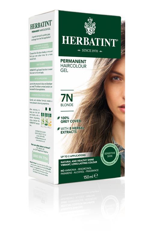 NATURE’S COLOURS - Herbatint Permanent Colour - 7N Blonde | One Life Health