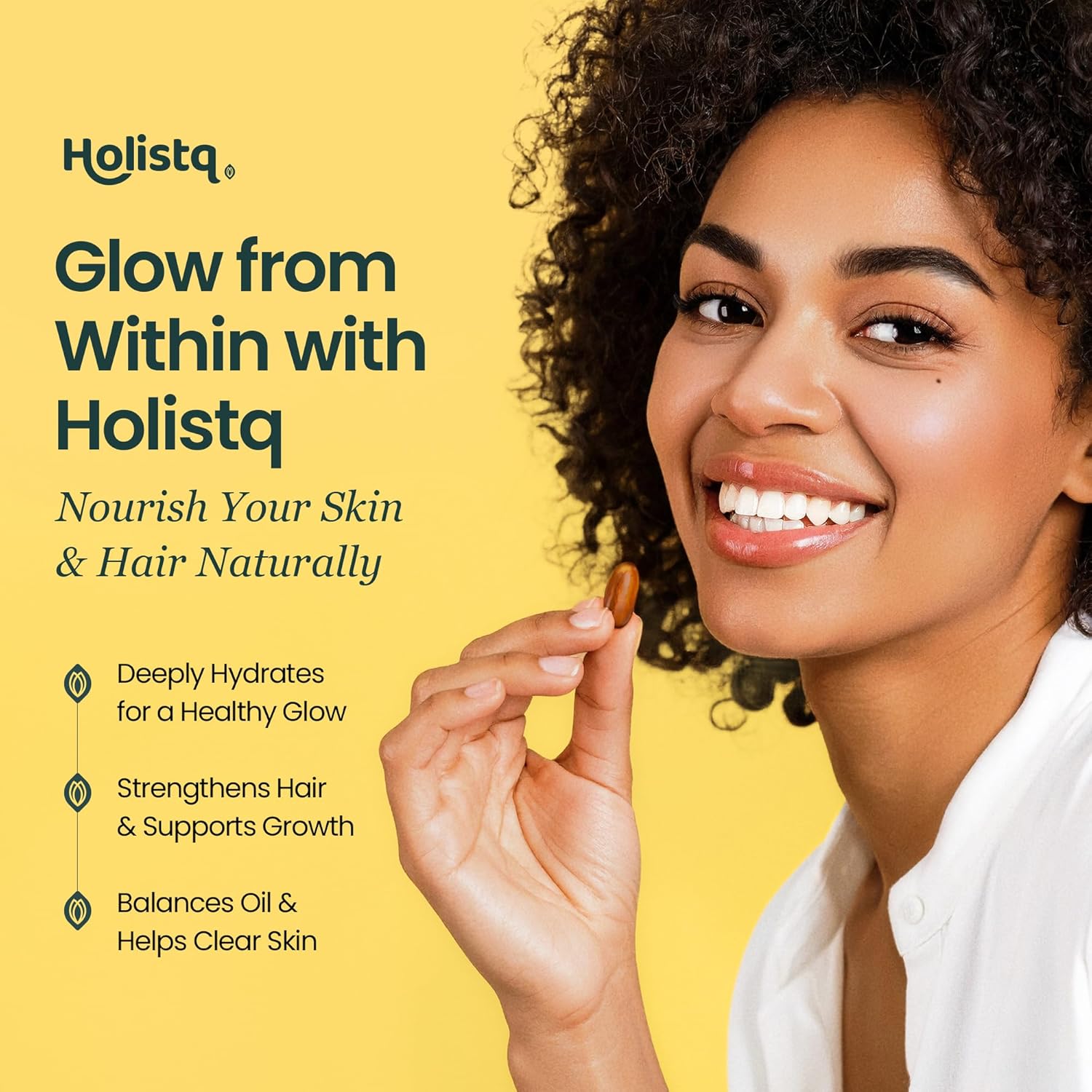 HOLISTQ - Pure Cold Pressed Black Seed Oil - 120 Softgels | One Life Health