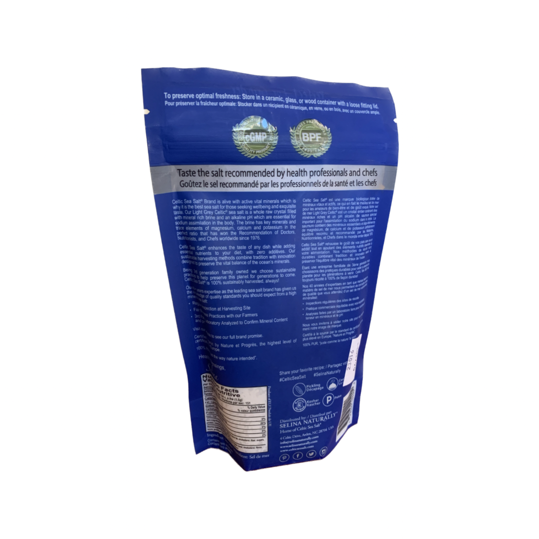 INVINCIBLE LIVING - Celtic Salt Light Grey Course - 227g | One Life Health