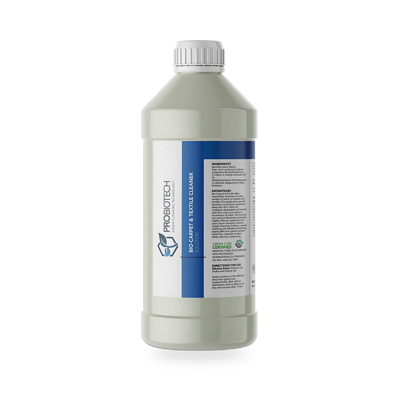 PROBIOTECH GREEN CLEANING TECHNOLOGY - Bio-Carpet & Textile Cleaner 1L — product photo 1 of 2