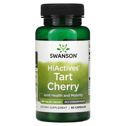 SWANSON - HiActives Tart Cherry 465 mg - 60 Capsules | One Life Health