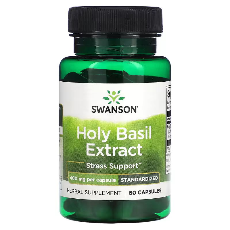 SWANSON - Holy Basil Extract 400 mg - 60 Capsules | One Life Health