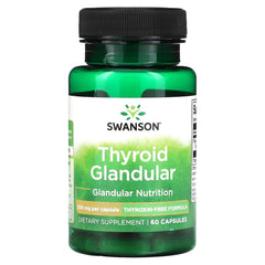 SWANSON - Thyroid Glandular 200 mg - 60 Capsules