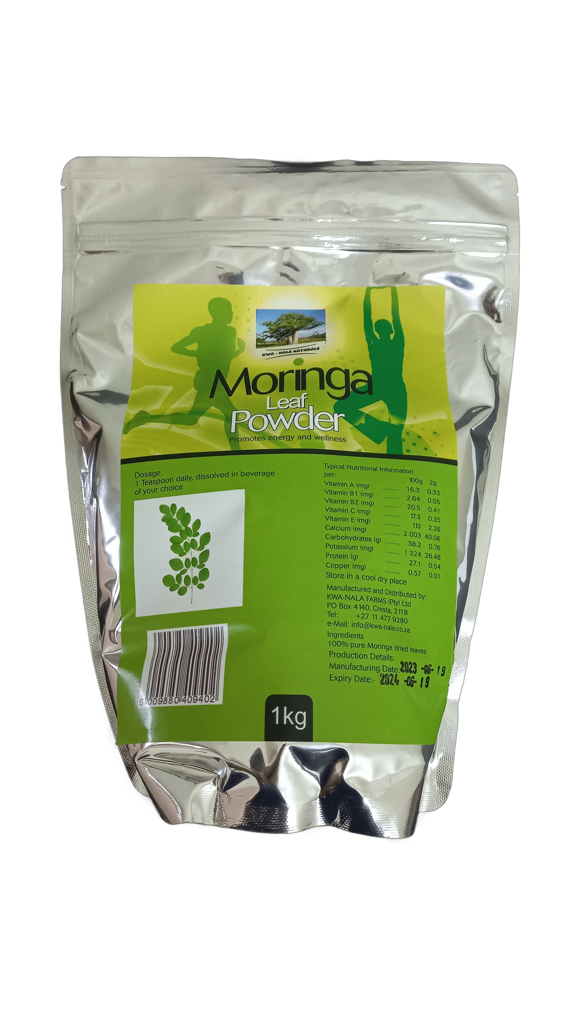 KWA-NALA FARMS - Moringa Powder - 1kg | One Life Health