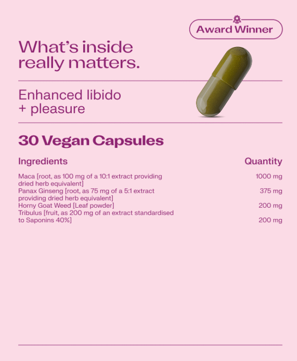 VitaminMe - Libido + Lust - 30 Veg Capsules