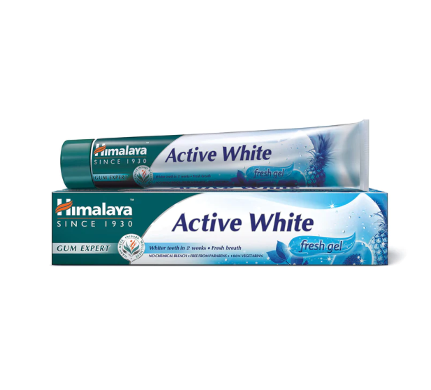 HIMALAYA - Active White Herbal Gel Toothpaste 75ml | One Life Health