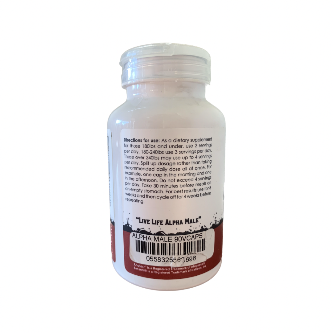 INVINCIBLE LIVING - Alpha Male - 90 Capsules | One Life Health
