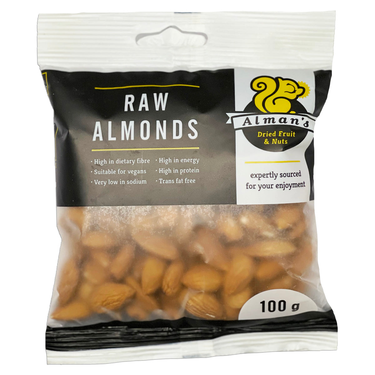 ALMANS - Almonds Raw - 100g – onelifehealth