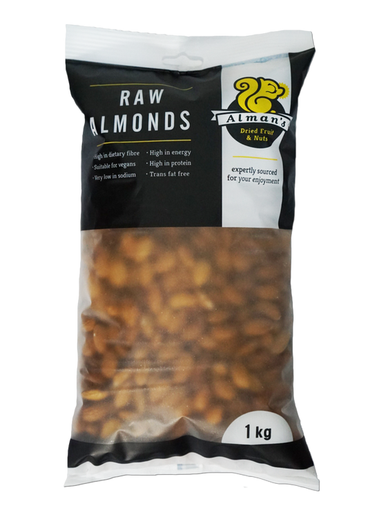 ALMANS - Almonds Raw - 1kg | One Life Health