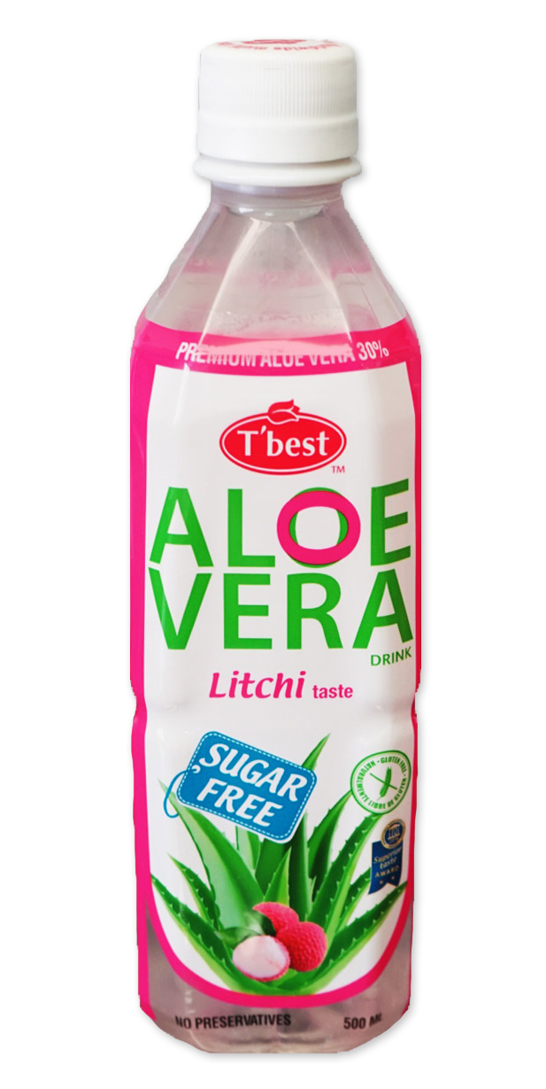 T'BEST - Aloe Vera Litchi Sugar Free - 500ml | One Life Health