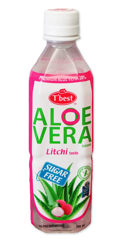 T'BEST - Aloe Vera Litchi Sugar Free - 500ml