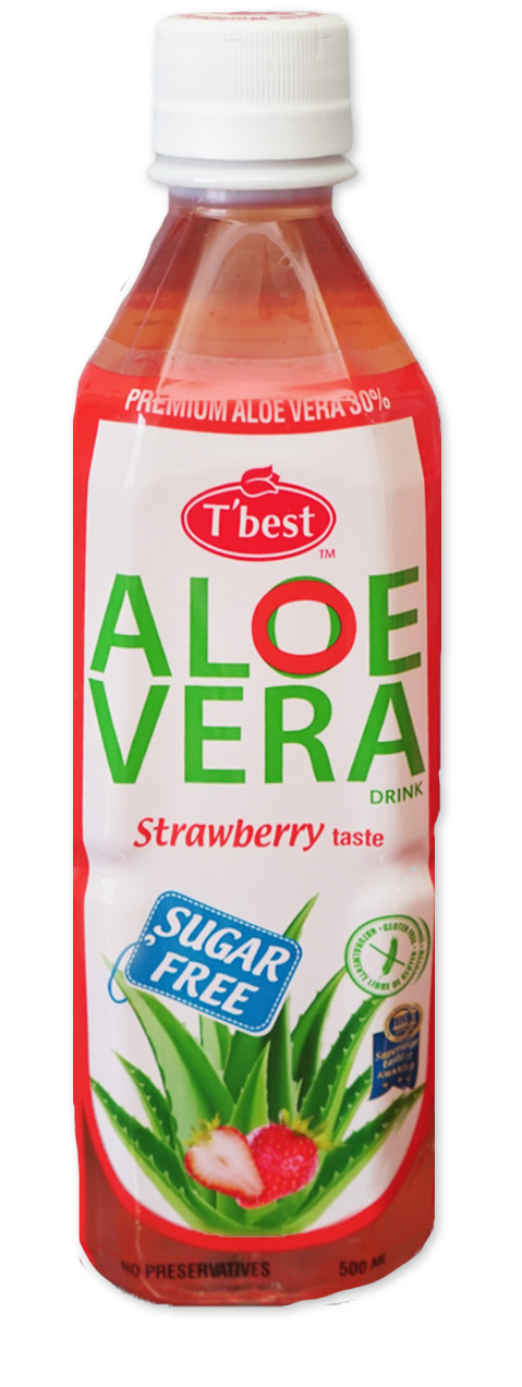 T'BEST - Aloe Vera Strawberry Sugar Free - 500ml | One Life Health