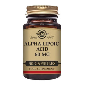 SOLGAR -  Alpha-Lipoic Acid 60 mg - 30 Vegetable Capsules