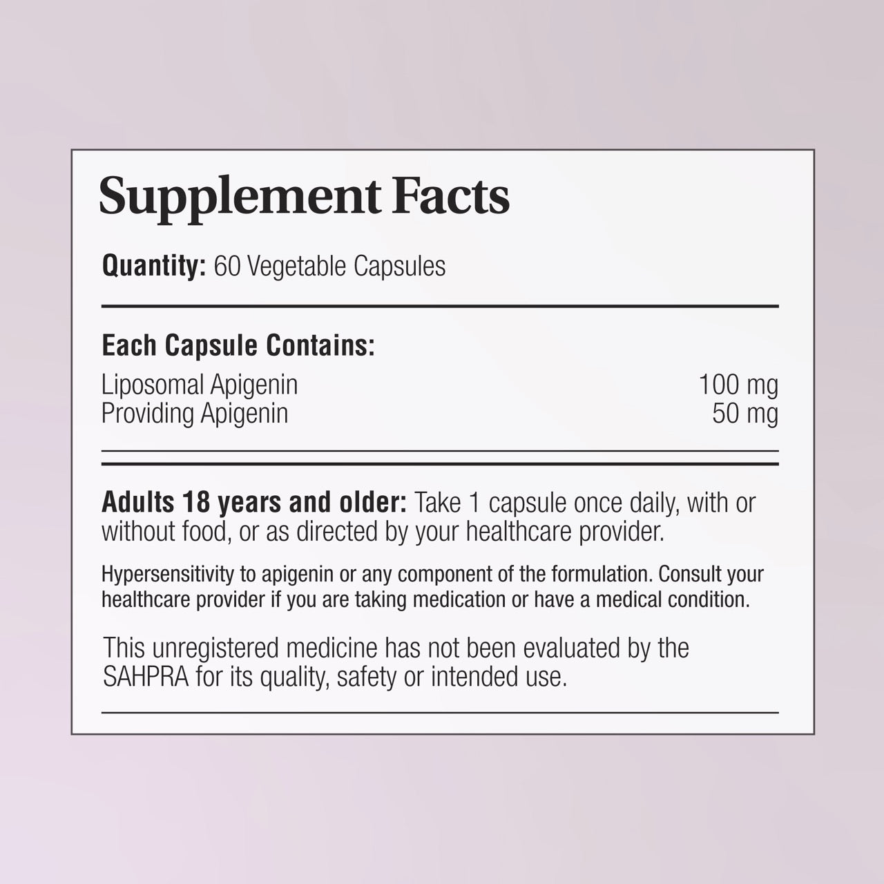 PHYTOCEUTICS - Phytopure® Apigenin - 60 Veg Capsules