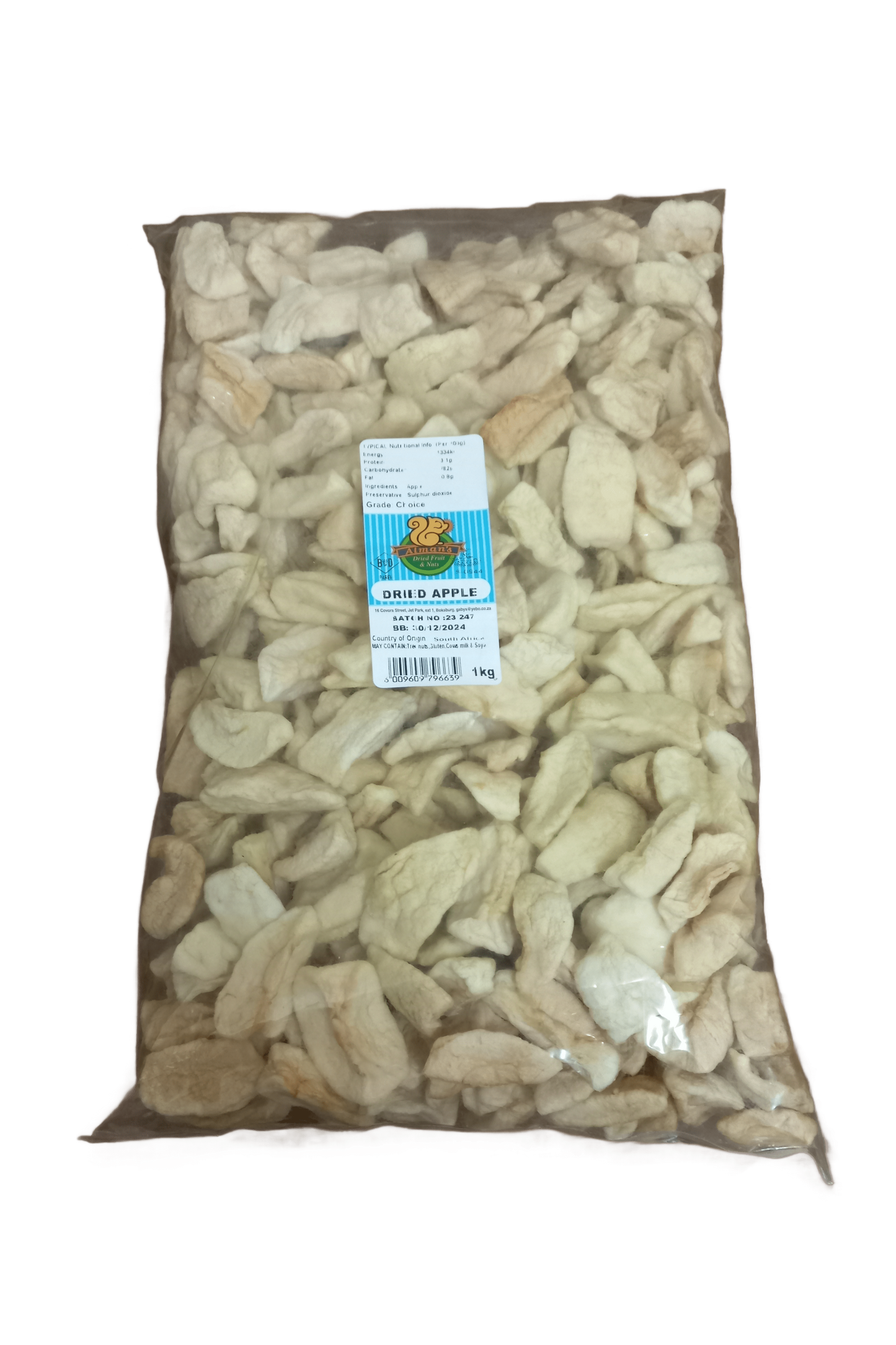 ALMANS - Dried Apples - 1kg | One Life Health