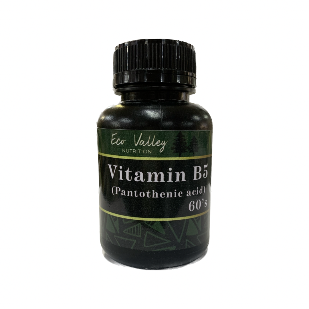 ECO VALLEY NUTRITION - Vitamin B5 Pantothenic Acid - 60 Capsules | One Life Health