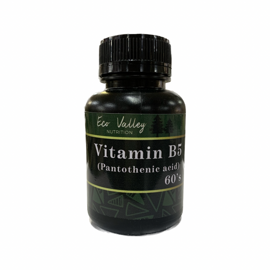 ECO VALLEY NUTRITION - Vitamin B5 Pantothenic Acid - 60 Capsules | One Life Health