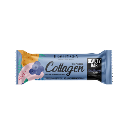 BEAUTY GEN - Collagen Bar Blueberry 50g | One Life Health