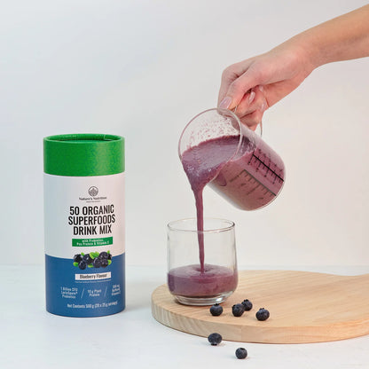 NATURE'S NUTRITION - Blueberry Superfoods Drink Mix - 500g | One Life Health