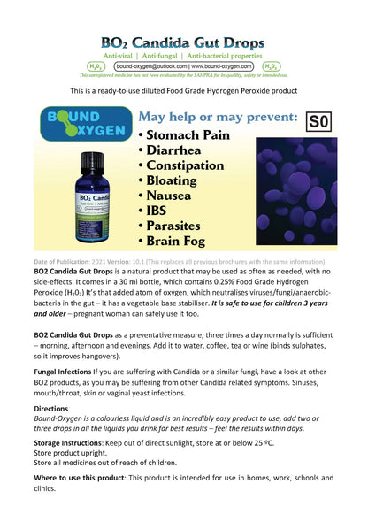 BOUND OXYGEN - Candida Gut Drops - 30ml | One Life Health