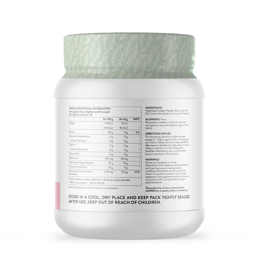 BEAUTY GEN - Naked Collagen +Plus Creatine - 450g | One Life Health