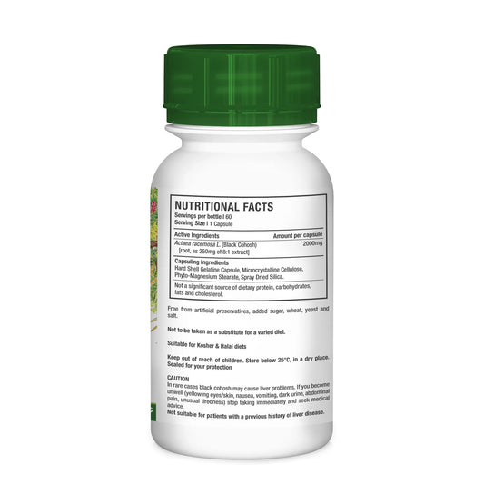 NUTRIHERB - Black Cohosh 60 Capsules | One Life Health