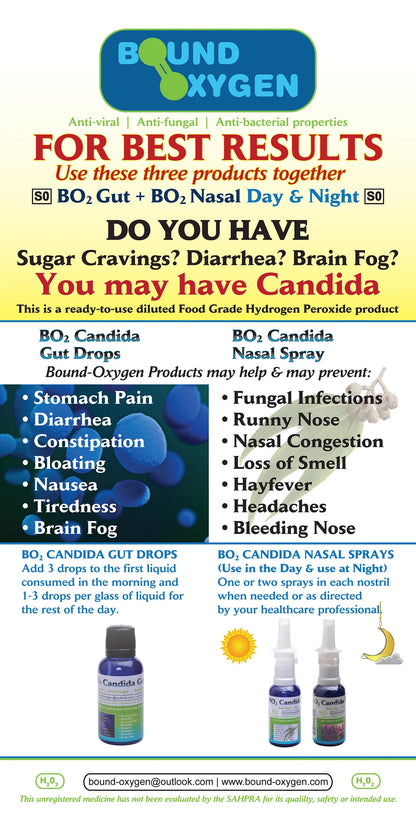 BOUND OXYGEN - Candida Gut Drops - 30ml | One Life Health