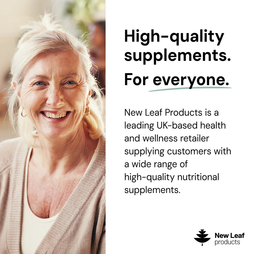 NEW LEAF - Shilajit, Sea Moss & Lion's Mane - 120 Capsules