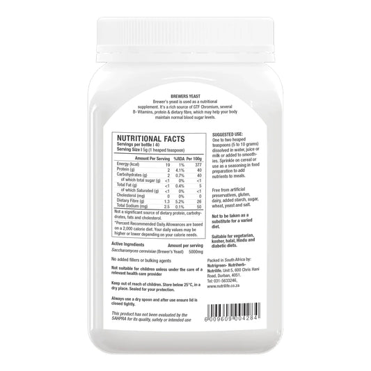 NUTRILIFE - Brewer’s Yeast 200g | One Life Health