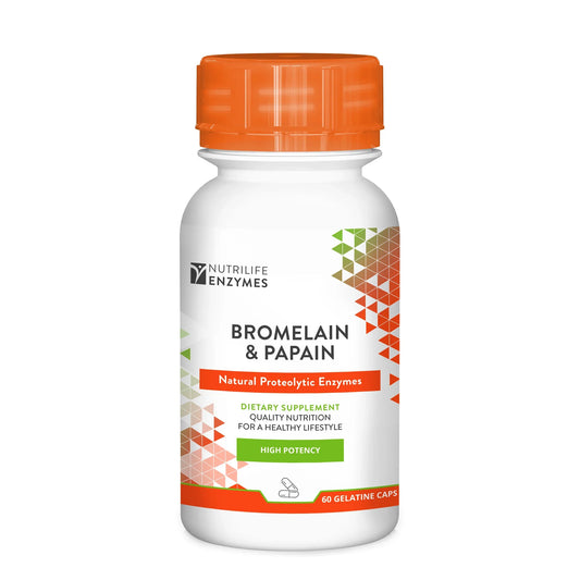 NUTRILIFE - Bromelain & Papain 60 Veg Capsules | One Life Health