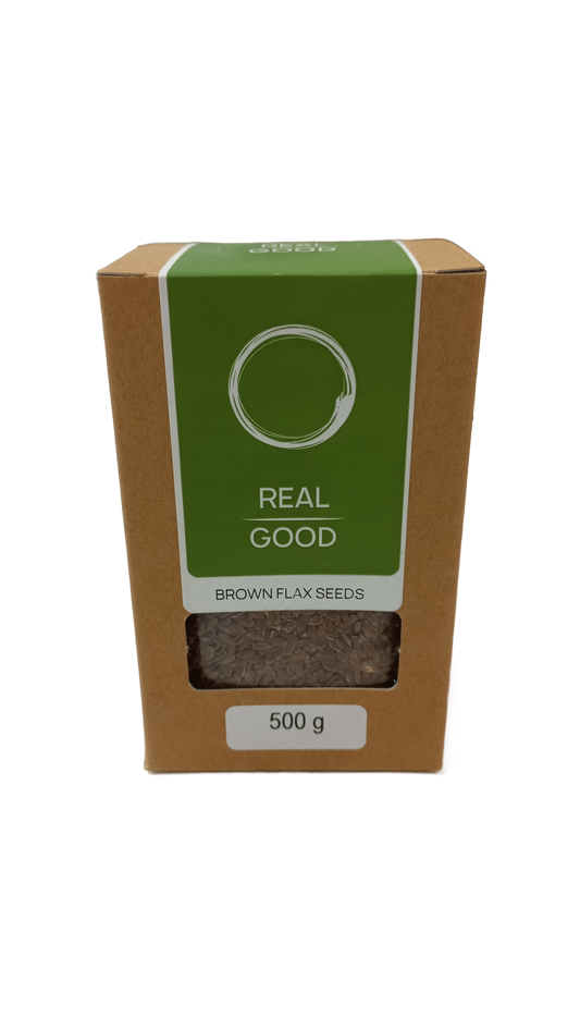 REAL GOOD - Brown Flax Seeds - 500g | One Life Health