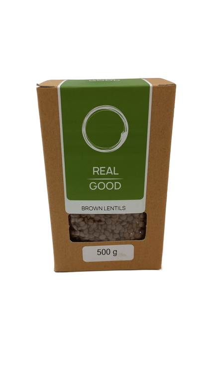 REAL GOOD - Brown Lentils - 500g | One Life Health