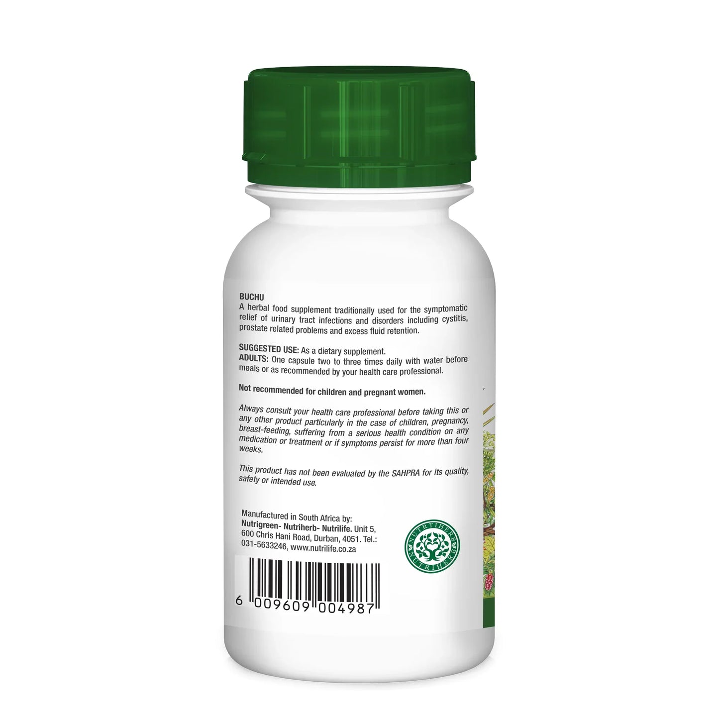 NUTRIHERB - Buchu 60 Capsules | One Life Health