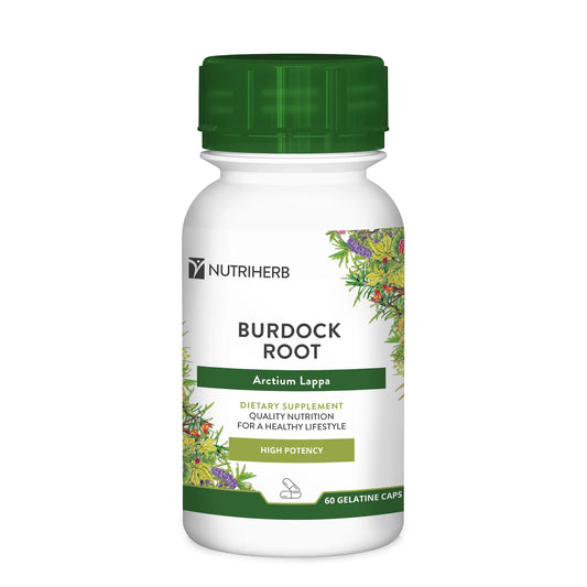 NUTRIHERB - Burdock Root 60 Capsules | One Life Health