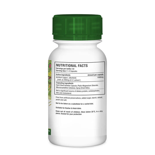 NUTRIHERB - Burdock Root 60 Capsules | One Life Health