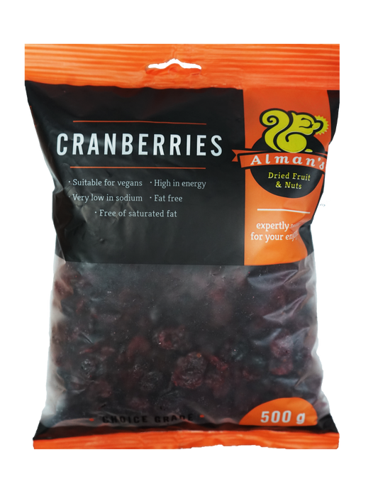 ALMANS - Cranberries - 500g | One Life Health