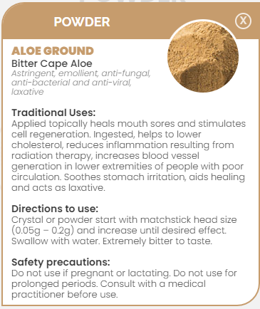 PHARMA GERMANIA - Aloe Ferox Ground - 50g | One Life Health