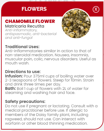 PHARMA GERMANIA - Chamomile Flowers  - 75g | One Life Health