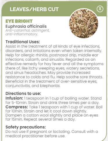 PHARMA GERMANIA - Eyebright Herb - 75g | One Life Health