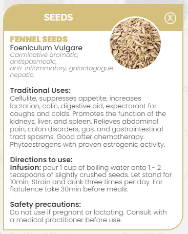 PHARMA GERMANIA - Fennel Seeds - 100g | One Life Health