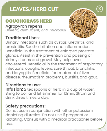 PHARMA GERMANIA - Couchgrass Herb - 100g | One Life Health