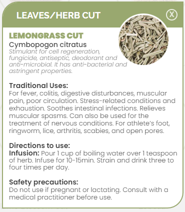 PHARMA GERMANIA - Lemongrass Cut - 75g | One Life Health