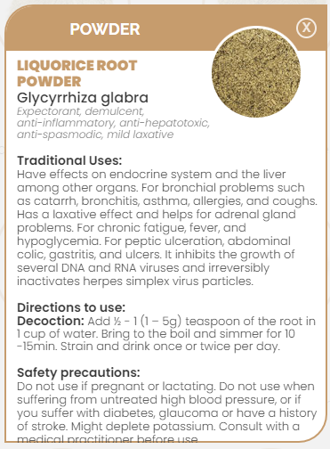 PHARMA GERMANIA - Liquorice Root Powder - 100g | One Life Health